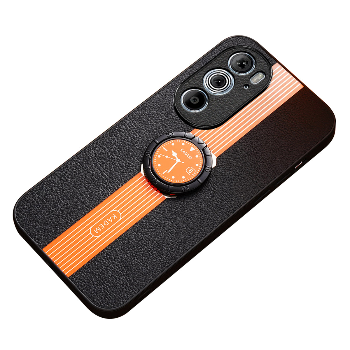 KADEM Phone Case for Motorola Edge 30 Pro (Motorola Edge+ (2022)) Leather Coated Acrylic+TPU Cover with Ring Kickstand KADEM Phone Case for Motorola Edge 30 Pro (Motorola Edge+ (2022)) Leather Coated Acrylic+TPU Cover with Ring Kickstand